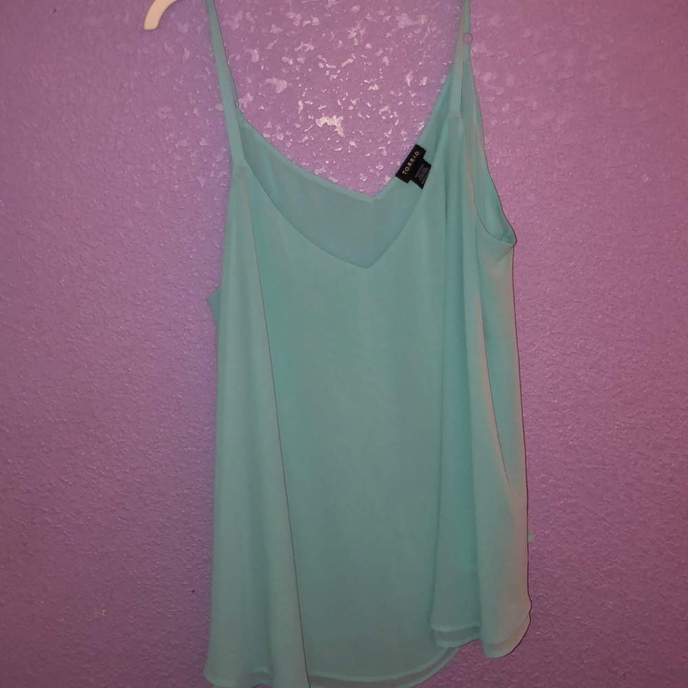 Light blue cami tank top